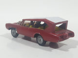 Vintage 1960s Husky The Monkees MonkeeMobile Red and White Die Cast Toy Car Vehicle