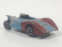 Vintage 1969 Hot Wheels Grand Prix McLaren M6A Spectraflame Red Die Cast Toy Car Vehicle Red Lines