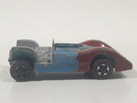 Vintage 1969 Hot Wheels Grand Prix McLaren M6A Spectraflame Red Die Cast Toy Car Vehicle Red Lines