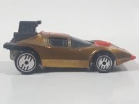 Vintage 1984 Hot Wheels Ultra Hots Flamer Runner Spectraflame Gold Die Cast Toy Car Vehicle