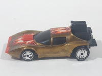 Vintage 1984 Hot Wheels Ultra Hots Flamer Runner Spectraflame Gold Die Cast Toy Car Vehicle