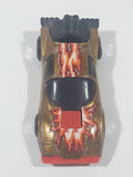 Vintage 1984 Hot Wheels Ultra Hots Flamer Runner Spectraflame Gold Die Cast Toy Car Vehicle