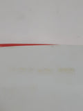 Vintage Red and White Speedboat Plastic Toy Watercraft Boat Made in Hong Kong No Windshield or Motor