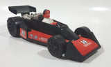 Vintage 1979 Tonka A.J. Foyt Red Van Red and Black Race Car and 4" Tall Driver Pressed Steel Die Cast Toy Car Vehicle Set