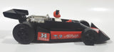 Vintage 1979 Tonka A.J. Foyt Red Van Red and Black Race Car and 4" Tall Driver Pressed Steel Die Cast Toy Car Vehicle Set