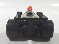 Vintage 1979 Tonka A.J. Foyt Red Van Red and Black Race Car and 4" Tall Driver Pressed Steel Die Cast Toy Car Vehicle Set