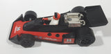 Vintage 1979 Tonka A.J. Foyt Red Van Red and Black Race Car and 4" Tall Driver Pressed Steel Die Cast Toy Car Vehicle Set