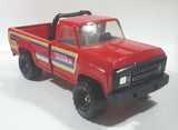 Vintage Tonka 11062 Pickup Truck Red 14 1/2" Long Pressed Steel Die Cast Toy Car Vehicle with Opening Tail Gate