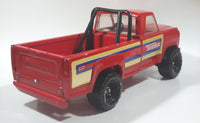 Vintage Tonka 11062 Pickup Truck Red 14 1/2" Long Pressed Steel Die Cast Toy Car Vehicle with Opening Tail Gate