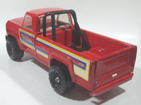 Vintage Tonka 11062 Pickup Truck Red 14 1/2" Long Pressed Steel Die Cast Toy Car Vehicle with Opening Tail Gate