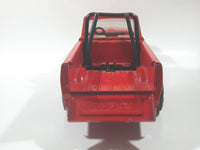 Vintage Tonka 11062 Pickup Truck Red 14 1/2" Long Pressed Steel Die Cast Toy Car Vehicle with Opening Tail Gate