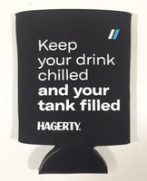 Hagerty Keep Your Drink Chilled and Your Tank Filled Black Foam Can Cooler Drink Koozie