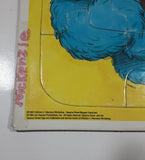Vintage 1989 Golden CTW Sesame Street The Monster Ate The Clock Frame Tray Puzzle