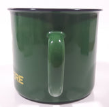 John Deere Green Enamel Metal Coffee Mug Cup