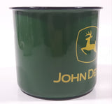 John Deere Green Enamel Metal Coffee Mug Cup