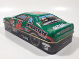 2001 Palmers Double Crisp Bobby Labonte #18 Pontiac Grand Prix "Interstate Batteries" Nascar Race Car Shaped Tin Collectible #7904810 - Empty