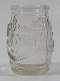 Jim Beam Keg Barrel Shaped Embossed Glass Toothpick Holder