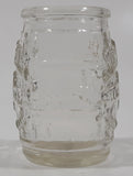 Jim Beam Keg Barrel Shaped Embossed Glass Toothpick Holder