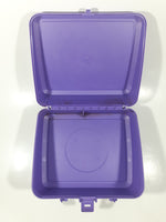 1990 Aladdin Hasbro My Little Pony Purple Plastic Lunch Box Container