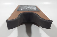 Stampede Tack Est. 1967 Cloverdale, B.C. Canada Leather Wood Wooden Boot Jack Puller with Leather Advertising Piece