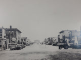 Antique Enlarged Black and White Photograph of Main St. in Assiniboia, Sask 15 1/4" x 23"