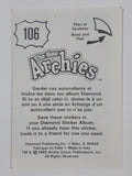 Vintage 1989 Diamond Publishing Archie Comics Stickers (Individual) Made in Italy