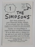 Vintage 1990 Diamond Publishing Twentieth Century Fox The Simpsons Stickers (Individual) Made in Italy