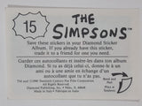 Vintage 1990 Diamond Publishing Twentieth Century Fox The Simpsons Stickers (Individual) Made in Italy