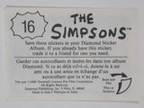 Vintage 1990 Diamond Publishing Twentieth Century Fox The Simpsons Stickers (Individual) Made in Italy