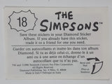 Vintage 1990 Diamond Publishing Twentieth Century Fox The Simpsons Stickers (Individual) Made in Italy