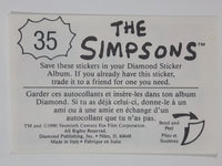 Vintage 1990 Diamond Publishing Twentieth Century Fox The Simpsons Stickers (Individual) Made in Italy