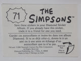 Vintage 1990 Diamond Publishing Twentieth Century Fox The Simpsons Stickers (Individual) Made in Italy