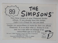 Vintage 1990 Diamond Publishing Twentieth Century Fox The Simpsons Stickers (Individual) Made in Italy