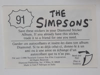 Vintage 1990 Diamond Publishing Twentieth Century Fox The Simpsons Stickers (Individual) Made in Italy