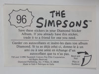 Vintage 1990 Diamond Publishing Twentieth Century Fox The Simpsons Stickers (Individual) Made in Italy