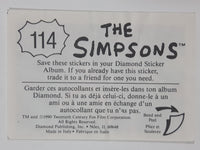 Vintage 1990 Diamond Publishing Twentieth Century Fox The Simpsons Stickers (Individual) Made in Italy