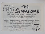 Vintage 1990 Diamond Publishing Twentieth Century Fox The Simpsons Stickers (Individual) Made in Italy