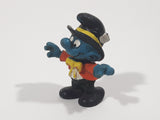 Vintage 1981 Peyo Schleich Photographer 2 1/8" Tall Toy Figure Missing Fingers