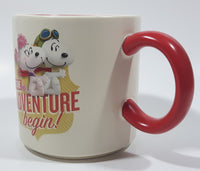 2015 Hallmark Twentieth Century Fox Blue Sky Studios The Peanuts Movie by Schulz Snoopy and Fifi 3 3/4" Tall Ceramic Coffee Mug Cup