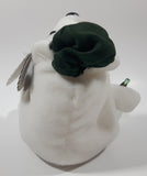 1997 Coca Cola Polar Bear with Green Cap Holding a Bottle 6" Tall Stuff Animal Character Bean Bag Plush New with Tags