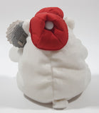 1997 Coca Cola Polar Bear with Red Cap Holding a Bottle 6" Tall Stuff Animal Character Bean Bag Plush New with Tags
