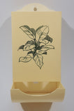 Vintage Flower Design Plastic Match Holder Dispenser