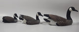 Vintage 1970s Heritage Decoys J.B. Garton World Champion Carver 9" Large 6 3/4" Medium and 4 1/2" Small Canada Goose Family Set of 3