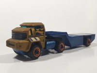 2019 Hot Wheels Super Rigs Bank Roller Semi Truck and Trailer Gold Brown Die Cast Toy Car Vehicle