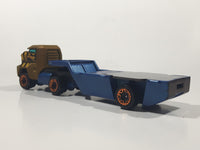 2019 Hot Wheels Super Rigs Bank Roller Semi Truck and Trailer Gold Brown Die Cast Toy Car Vehicle