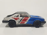 Vintage Majorette No. 220 Mustang SVO Blue and White 1/59 Scale Die Cast Toy Car Vehicle