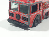 1982 Hot Wheels Fire Eater Red Fire Truck Die Cast Toy Car Vehicle - BW - Blue Lights