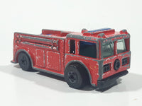 1982 Hot Wheels Fire Eater Red Fire Truck Die Cast Toy Car Vehicle - BW - Blue Lights