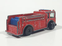 1982 Hot Wheels Fire Eater Red Fire Truck Die Cast Toy Car Vehicle - BW - Blue Lights