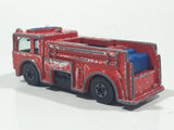 1982 Hot Wheels Fire Eater Red Fire Truck Die Cast Toy Car Vehicle - BW - Blue Lights